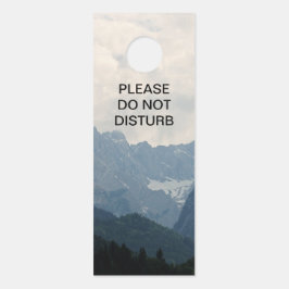 Die Landschaftliche Alpenwelt darf nicht beeinträc Türanhänger