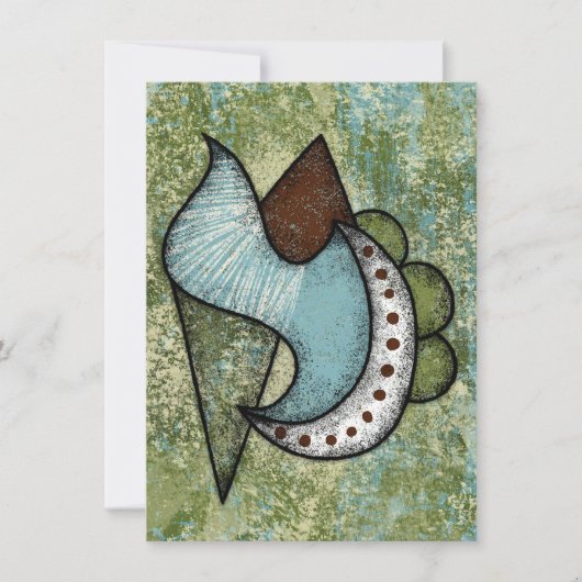 Die Landschaftliche Grußkarte Karte (Vorderseite)