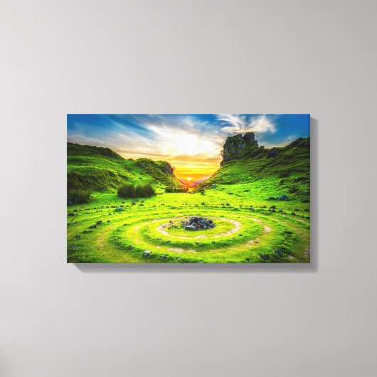 Die Landschaftliche Insel Skye in Schottland Leinwanddruck (Vorderseite)