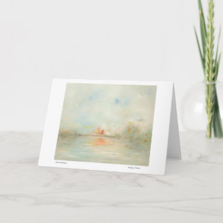 Die Landschaftsmalerei der Schleusenhalterung Karte