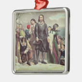 Die Landung der Pilger bei Plymouth Ornament Aus Metall (Links)