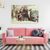 Die Landung der Pilger in Plymouth Leinwanddruck (Insitu (Wohnzimmer))