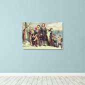 Die Landung der Pilger in Plymouth Leinwanddruck (Insitu (Holzboden))