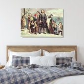 Die Landung der Pilger in Plymouth Leinwanddruck (Insitu (Schlafzimmer))