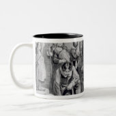 Die Landung der Pilger Zweifarbige Tasse (Links)