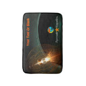 Die Landung des russischen Mondes Badematte (Vorderseite Vertikal)