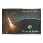 Die Landung des russischen Mondes Kissenbezug (Rückseite)