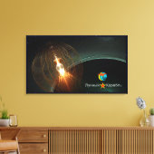 Die Landung des russischen Mondes Leinwanddruck (Insitu (Wohnzimmer))