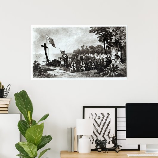 Die Landung in der Bucht von Tampa Poster (Heimbüro)