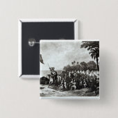 Die Landung in Tampa Bay Button (Vorne & Hinten)