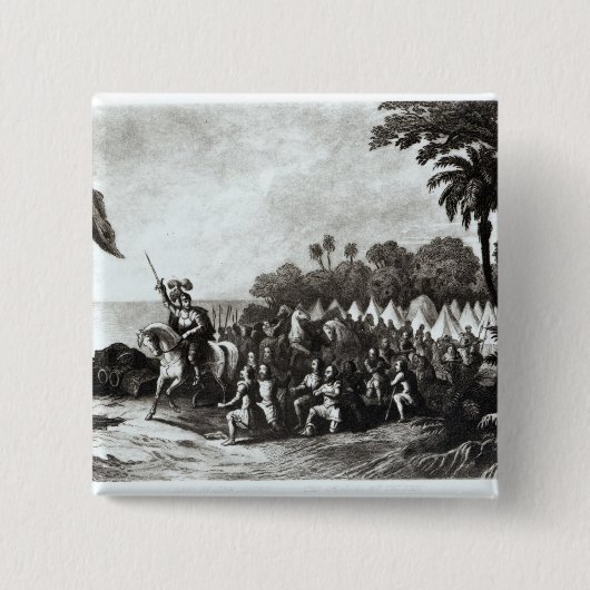 Die Landung in Tampa Bay Button (Vorderseite)