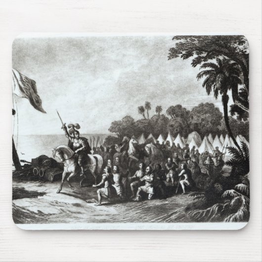 Die Landung in Tampa Bay Mousepad (Vorne)