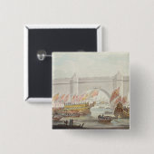 Die Landung Lords Bürgermeister in Westminster Button (Vorne & Hinten)