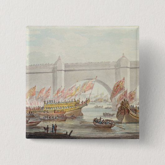 Die Landung Lords Bürgermeister in Westminster Button (Vorderseite)