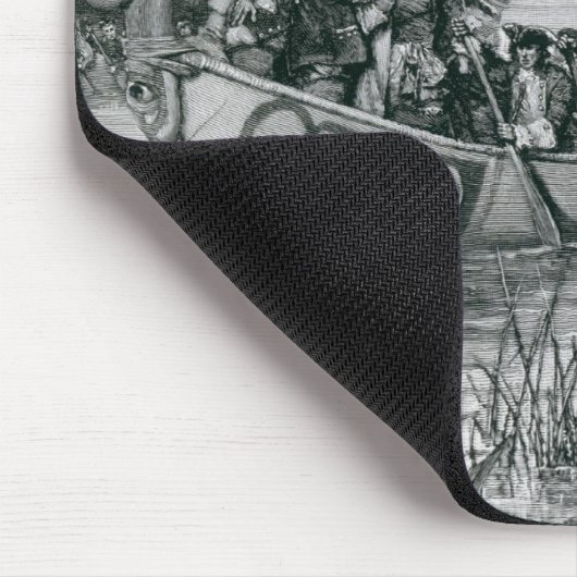 Die Landung von Cadillac Mousepad (Ecke)