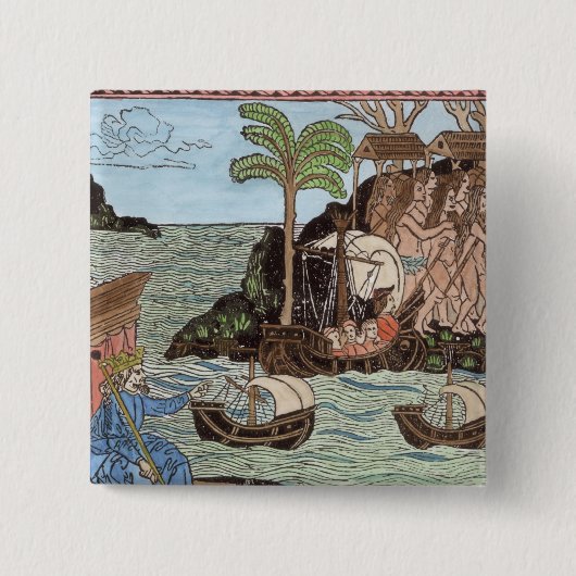 Die Landung von Columbus Button (Vorderseite)