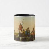Die Landung von Columbus, c.1837 (Öl auf Leinwand) Tasse (Zentrum)