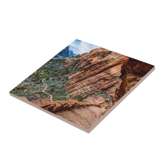 Die Landungs-HinterZion des Engels Nationalpark - Fliese (Seite)