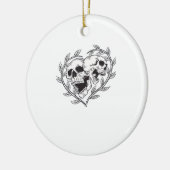 Die lange bis zum Tod tun uns Keramik Ornament (Links)