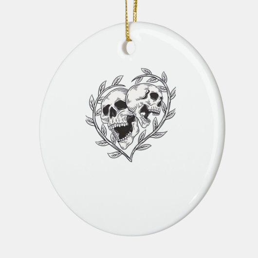 Die lange bis zum Tod tun uns Keramik Ornament (Links)