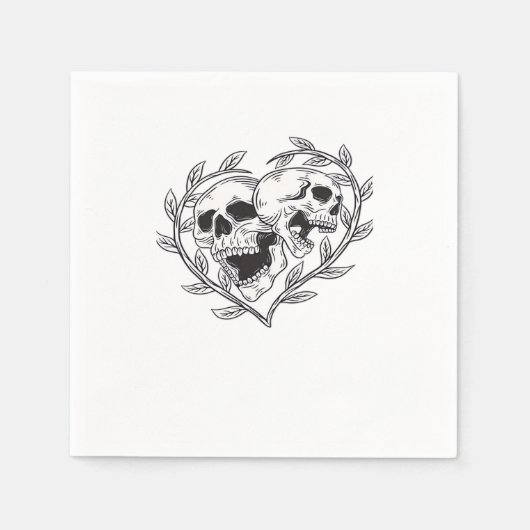 Die lange bis zum Tod tun uns Serviette (Vorderseite)