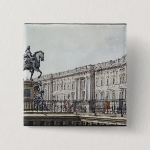 Die lange Brücke mit einem aristokratischen Button
