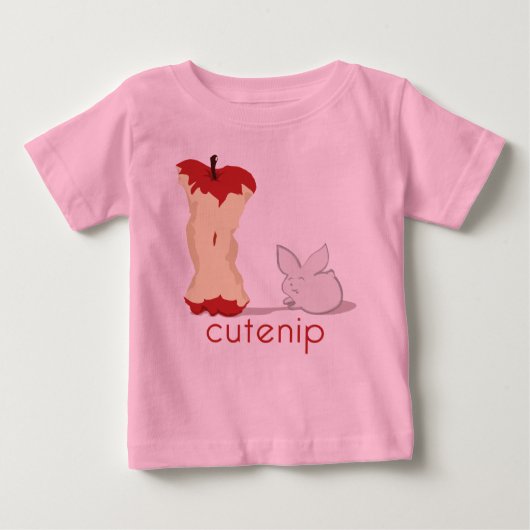 Die lange Hülse Cutenip Kindes Baby T-shirt (Vorderseite)