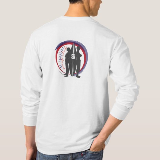 die lange Hülse der Männer T-Shirt (Rückseite)