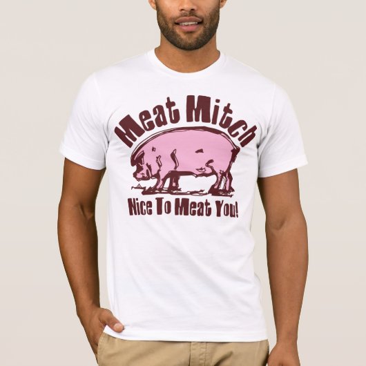 Die lange Hülse Fleisch Mitch Frauen T-Shirt (Vorderseite)