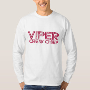 Die lange Hülse T der Viper-Crew-Hauptmänner T-Shirt