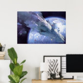 Die lange Küste der Zeit Poster (Heimbüro)