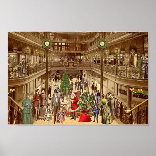 Die lange Liste des Weihnachtsmannes Poster (Vorne)