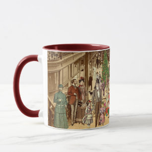 Die lange Liste des Weihnachtsmanns Tasse