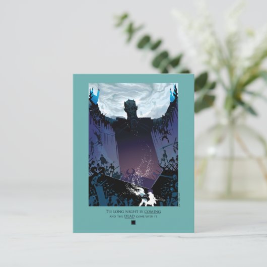 Die lange Nacht kommt Postkarte (Stehend Vorderseite)