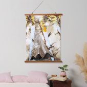 Die lange Reise Wandteppich Mit Holzrahmen (Schlafzimmer)