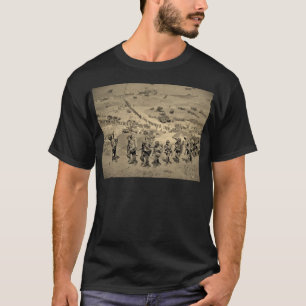Die lange Schlange von Omaha-Strand T-Shirt
