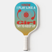 Die lange und Kurze Dackel Pickleball Schläger (Rückseite)