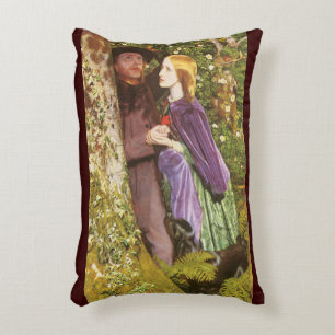 Die lange Verlobung von Arthur Hughes, Vintage Art Dekokissen