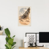Die lange Wartezeit Poster (Heimbüro)