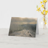 Die lange Weg-Zuhause-Gruß-Karte Karte (Gelbe Blume)