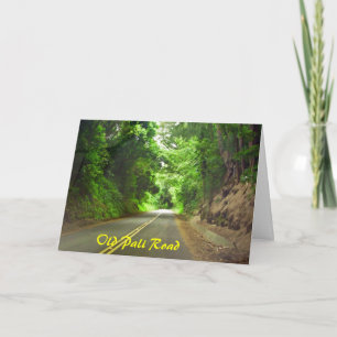 Die lange Zuhause, die Alte Pali Road Card Karte