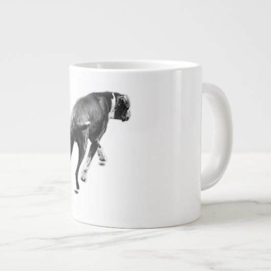 Die langsame Pivot - B&W Motion Study Jumbo-Tasse (Vorderseite Rechts)