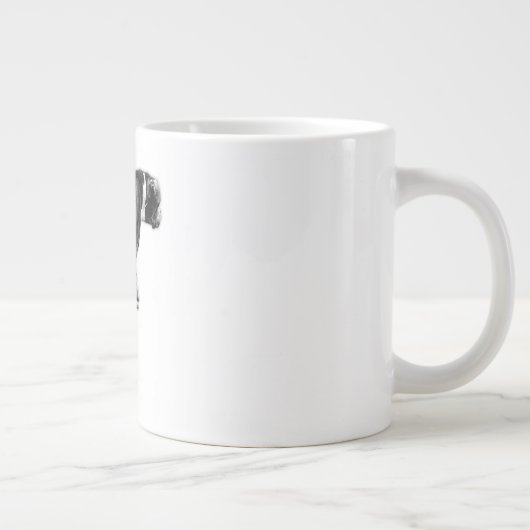 Die langsame Pivot - B&W Motion Study Jumbo-Tasse (Rechts)