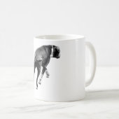 Die langsame Pivot - B&W Motion Study Kaffeetasse (VorderseiteRechts)