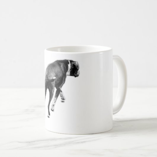 Die langsame Pivot - B&W Motion Study Kaffeetasse (VorderseiteRechts)