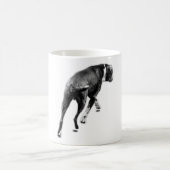 Die langsame Pivot - B&W Motion Study Kaffeetasse (Mittel)