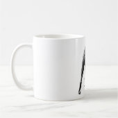 Die langsame Pivot - B&W Motion Study Kaffeetasse (Links)