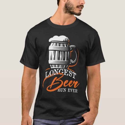 Die längste Bier-Laufbahn aller Zeiten T-Shirt (Vorderseite)