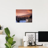 Die längste gedeckte Brücke in den Staaten Poster (Heimbüro)