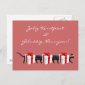 Die längste Katze der Welt Postkarte (Vorne/Hinten)